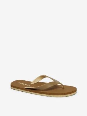 SOLEPLAY Tan Flip-Flops