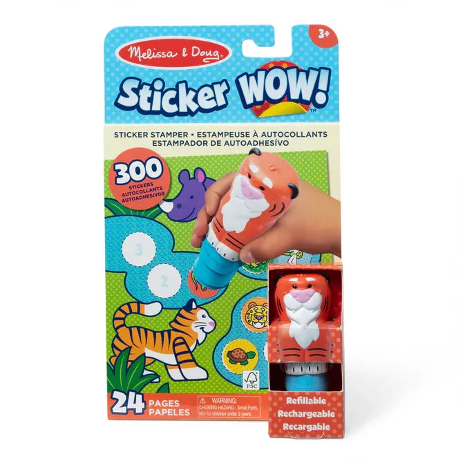 Sticker Wow! Activity Pad & Stammper | Tiger