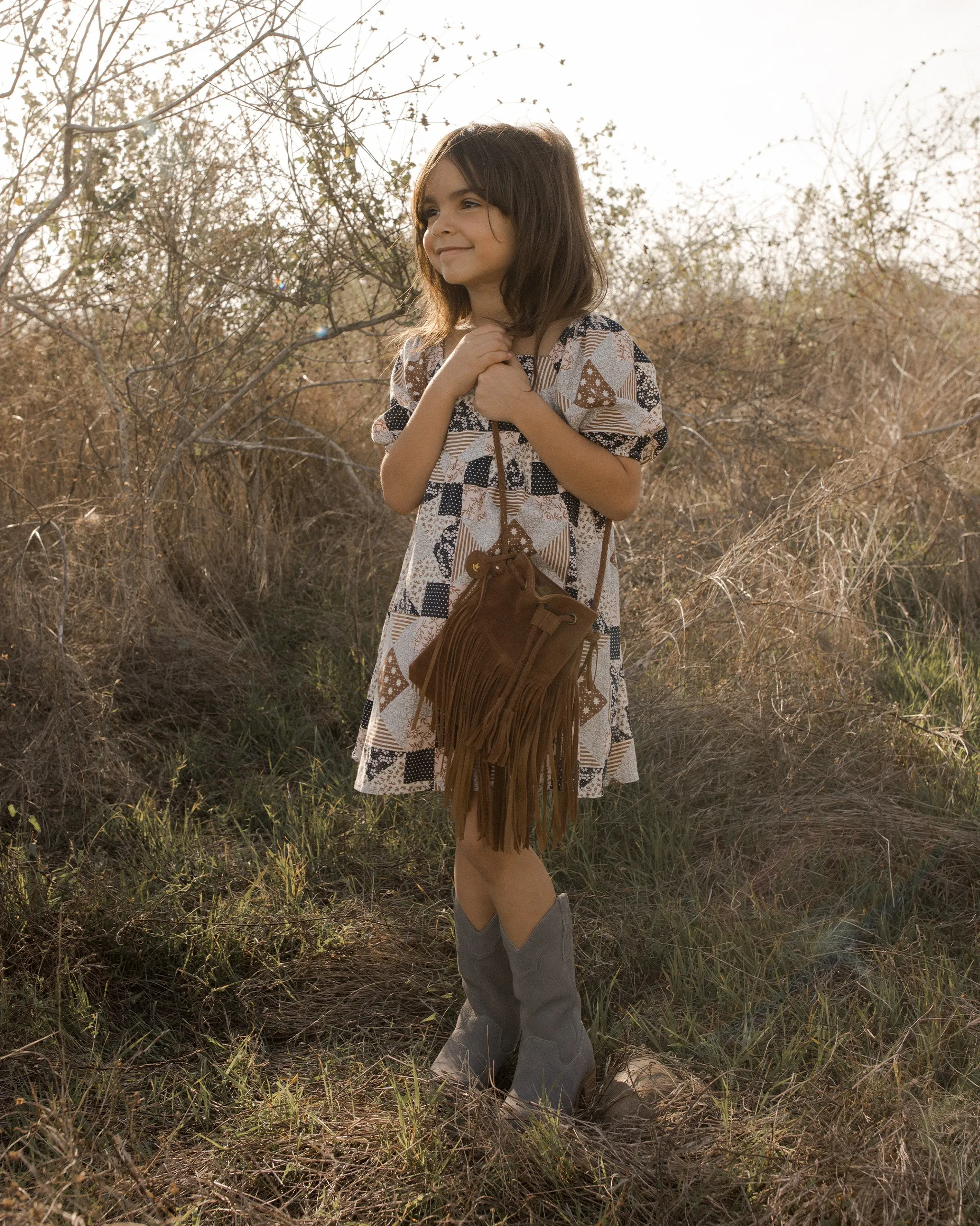 The Western Boot by Rylee   Cru - Dusty Blue - KIDS