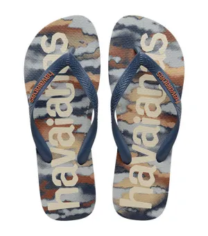 Top Logomania Fashion Flip Flops Ice Gray