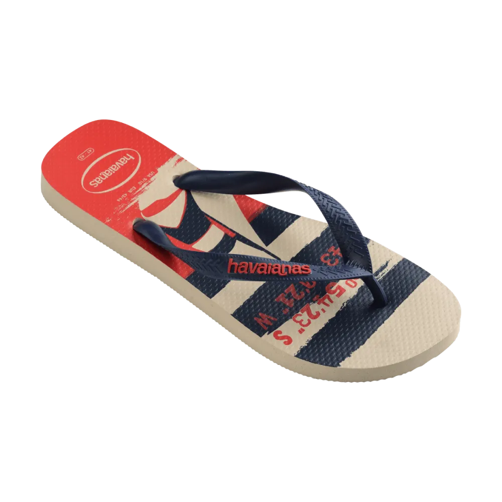 Top Nautical Flip Flops