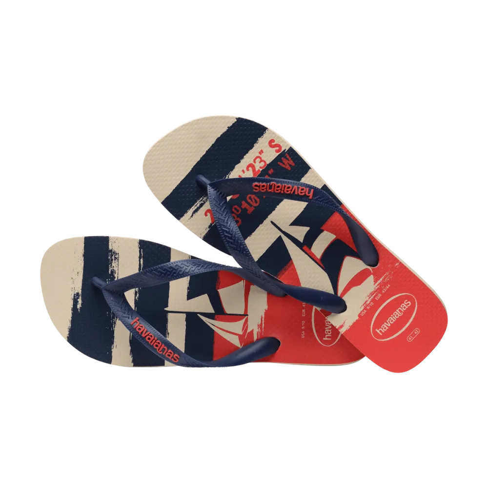 Top Nautical Flip Flops